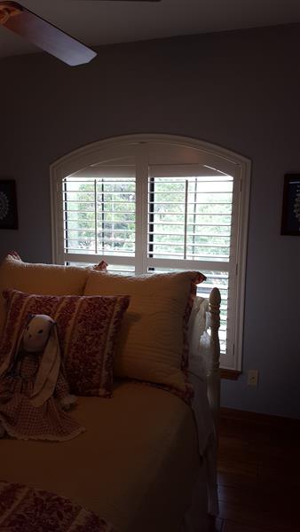 Arched Shutters Installed in Boerne, TX