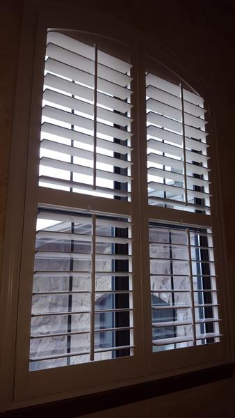 Arched Shutters Installed in Boerne, TX