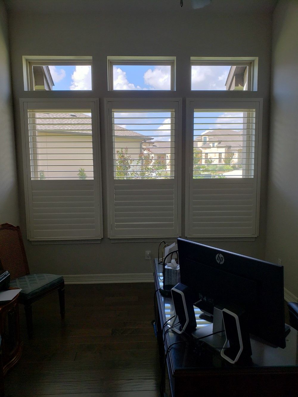 Elegant Broadleaf Shutters on TPC Parkway in San Antonio, TX