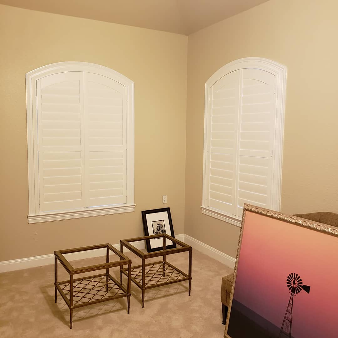 Elegant Chelsea Custom Color Arched Shutters in San Antonio, TX