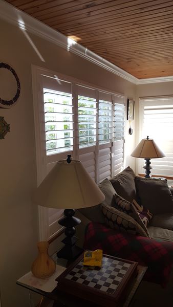 Palm Beach Shutters Installed on Linda Road, in Fredericksburg, TX