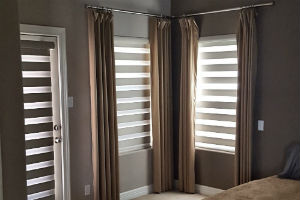 Powered Vision Banded Shades in New Braunfels, TX